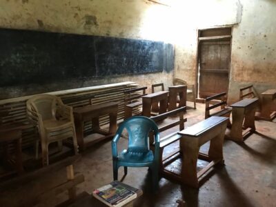 Kwahu Oda JHS classroom