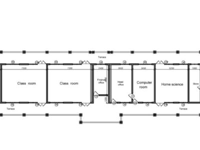 Schematic Drawing of Proposed School Building